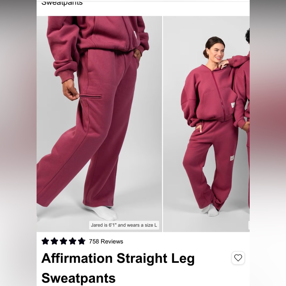 Comfort Colors Women's Wide Leg Sweatpants in Berry Plum